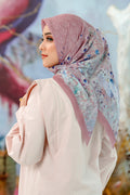 The Ederra Voal Square - Dusty Rose
