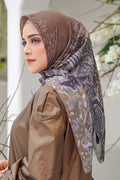 The Farsha Voal Square - Rustic Brown