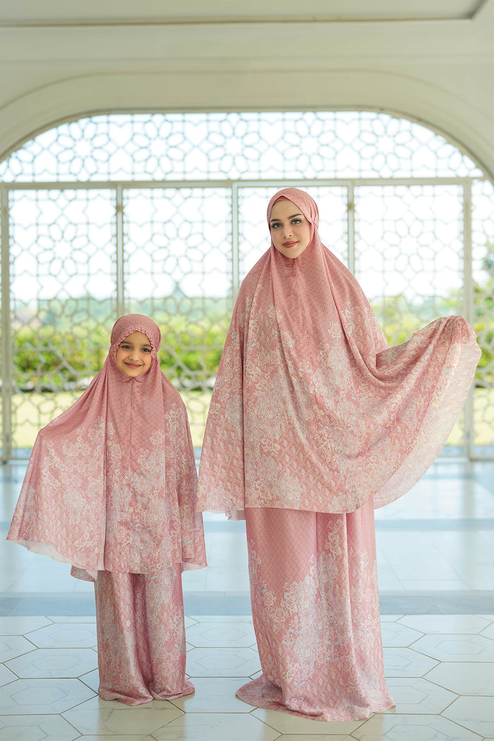 The Granada Prayer Robe - Salmon Rose