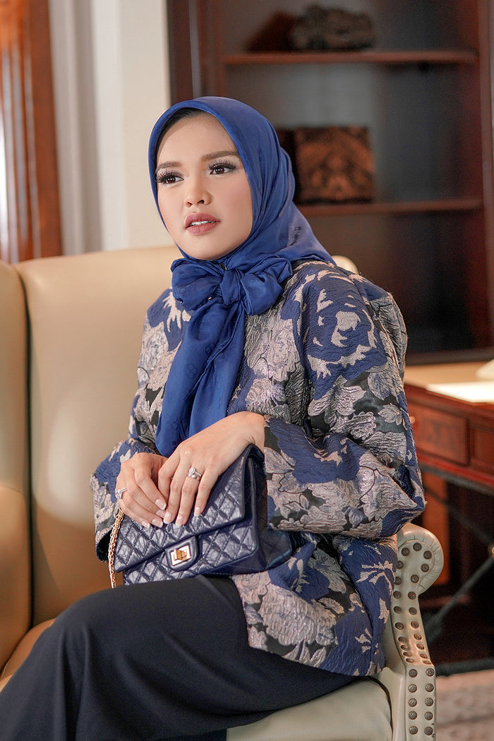 The Lavish Monogram Silk - Bluestar