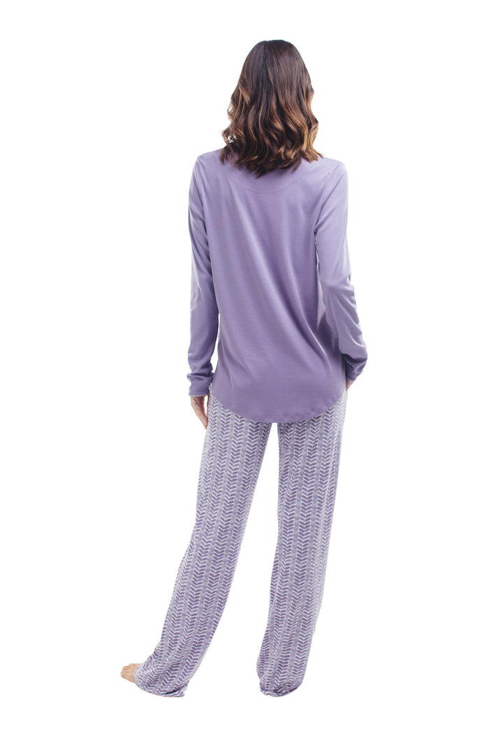 The Long-Sleeve Set in Periwinkle