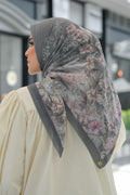 The Malaya Voal Square - Gray