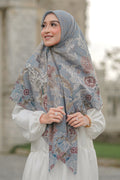 The Royale Voal Square XL - Blue Jean