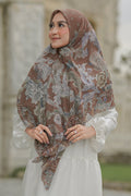 The Royale Voal Square XL - Brown