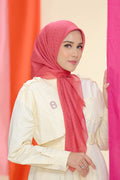 the tapis square scarf in bittersweet by buttonscarves
