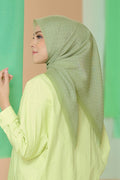 the tapis square scarf in fern by buttonscarves