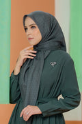 the tapis square scarf in kombu green by buttonscarves