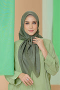 the tapis square scarf in sphagnum by buttonscarves