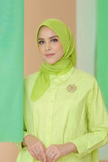 the tapis square scarf in sulphur spring by buttonscarves