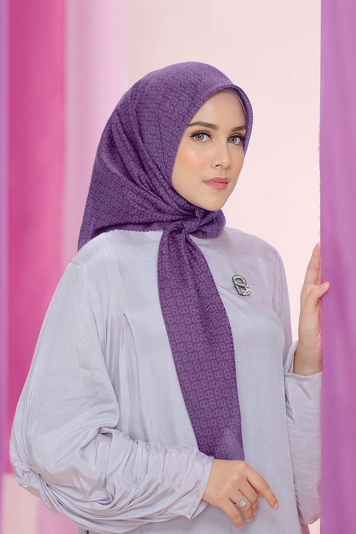The Tapis Square - Sunset Purple