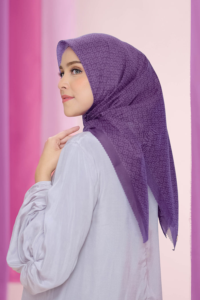 The Tapis Square - Sunset Purple