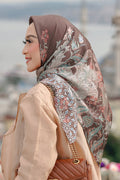 The Topkapi Satin Square - Pecan