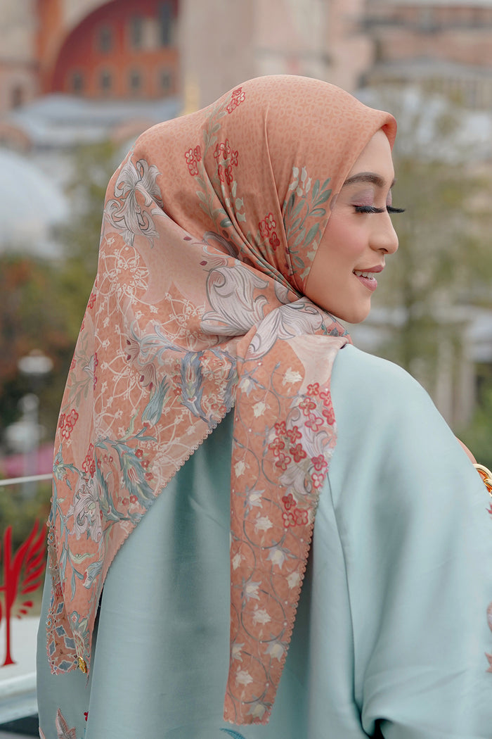 The Topkapi Satin Square - Pumpkin