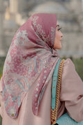 The Topkapi Satin Square - Raspberry