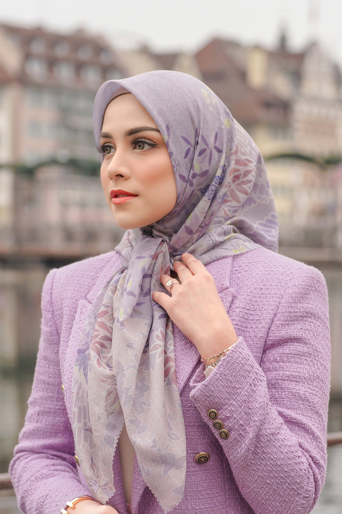 Thun Voile Square - Iris