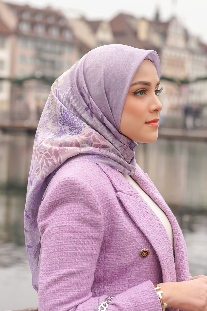 Thun Voile Square - Iris