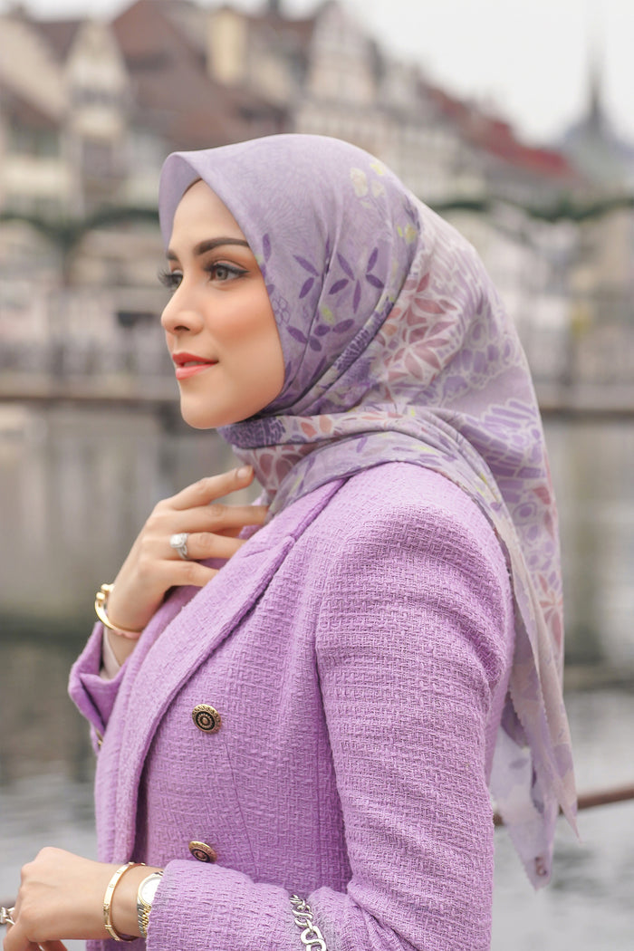 Thun Voile Square - Iris