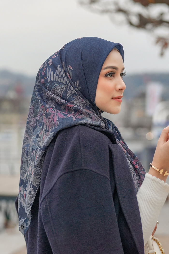 Thun Voile Square - Navy