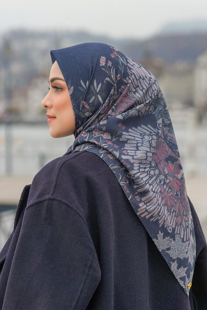 Thun Voile Square - Navy