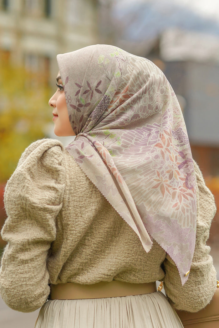 Thun Voile Square - Tea