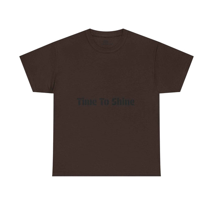 Time To Shine T-Shirt — Motivational Minimalist Graphic Tee - JSM-Street Dreams