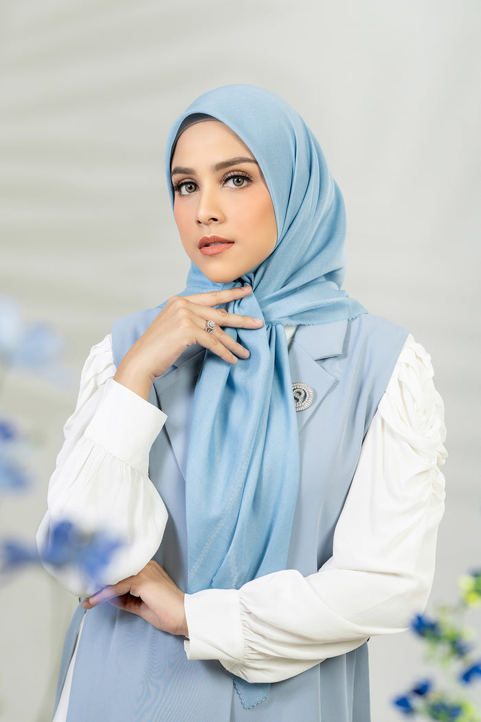 Today's Scarf - Aqua Blue