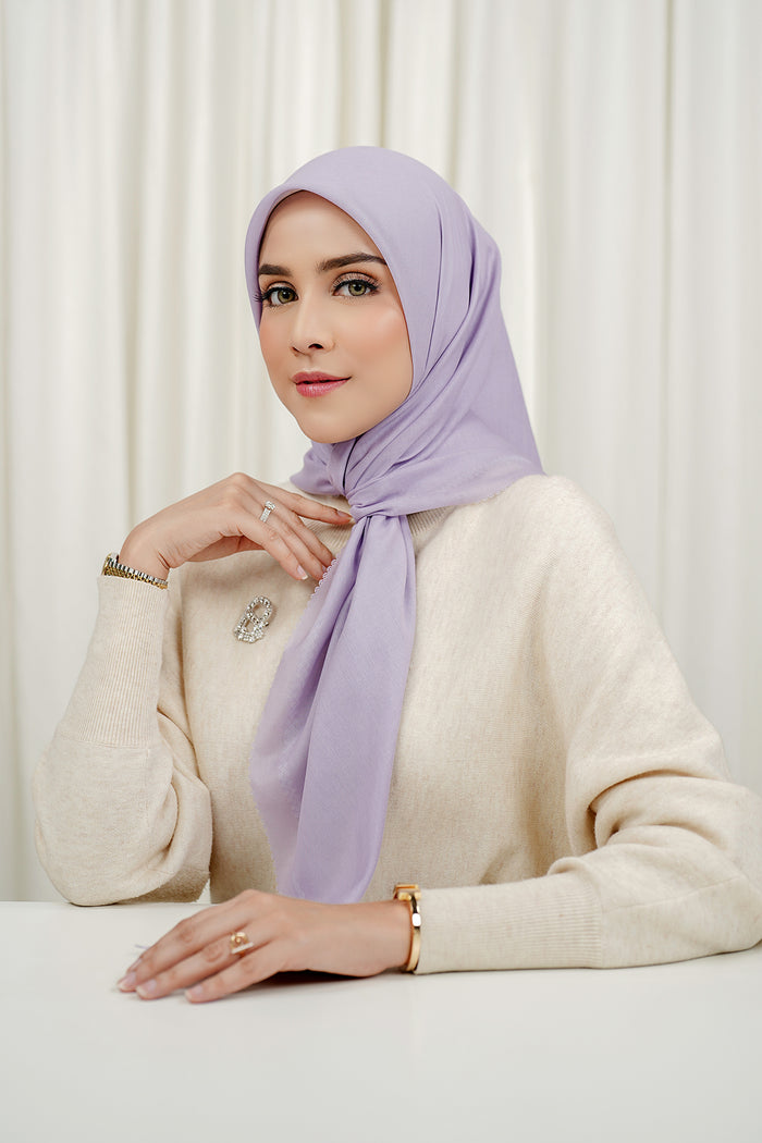Today's Scarf - Lilac Grey