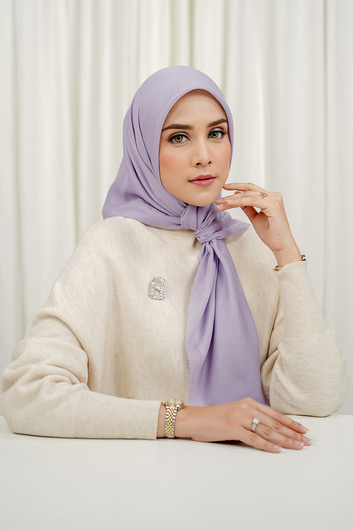 Today's Scarf - Lilac Grey
