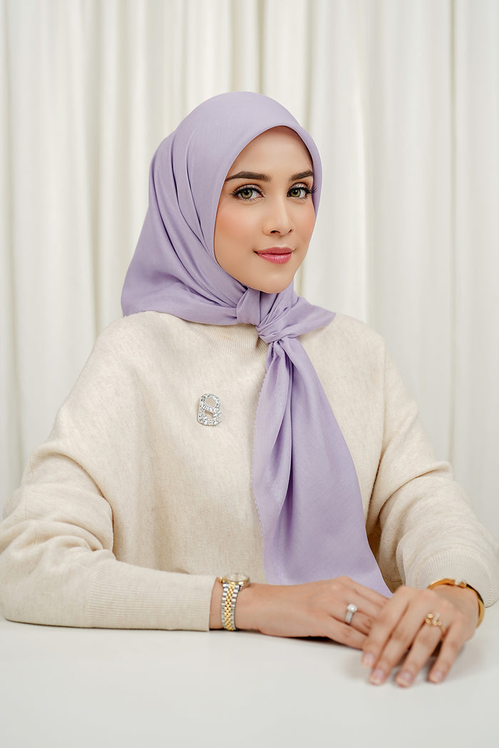 Today's Scarf - Lilac Grey
