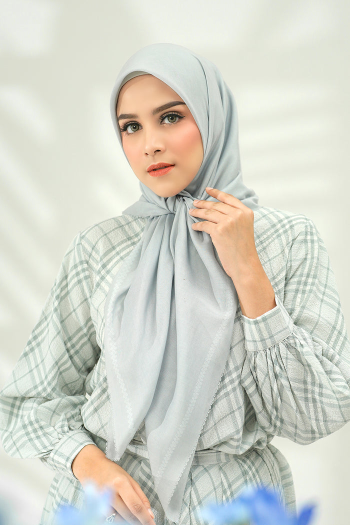 Today's Scarf - Misty Grey
