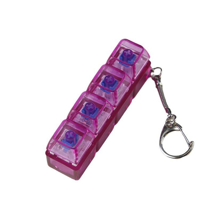 Purple Transparent With Light / One Size