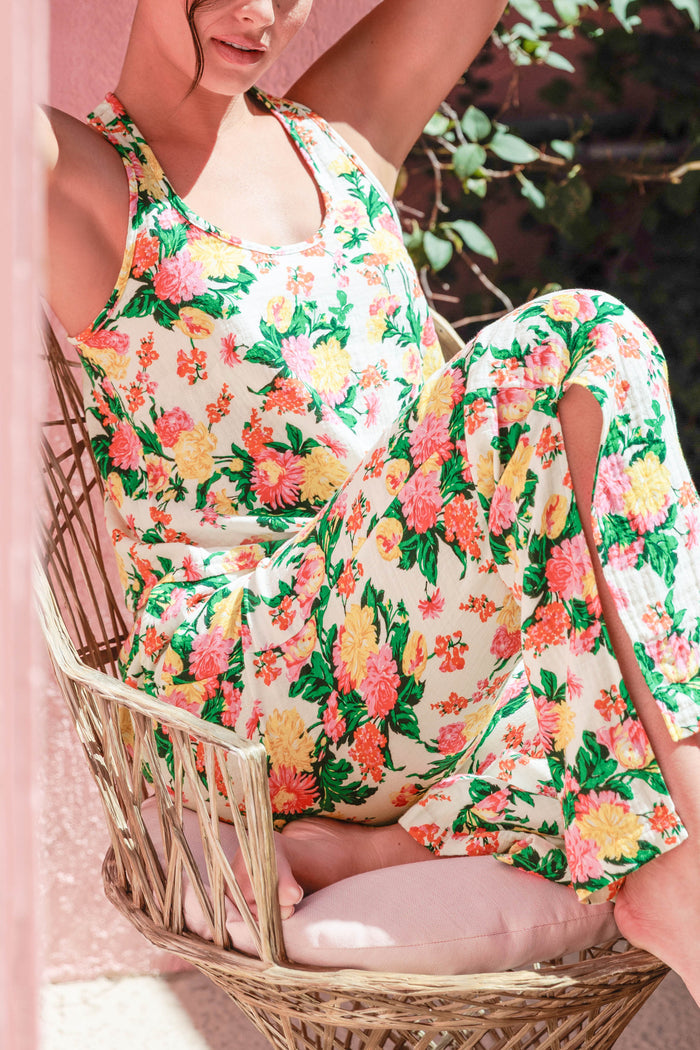 PJS x PQ Swim Tropical Floral PJ Set - PJ Sets - P.J. Salvage