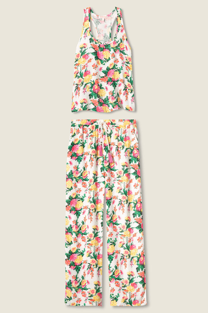 PJS x PQ Swim Tropical Floral PJ Set - PJ Sets - P.J. Salvage