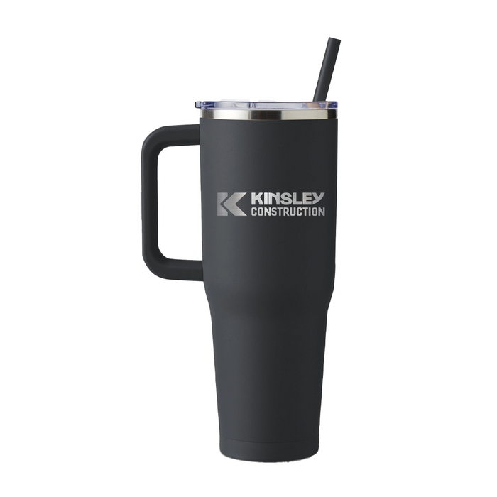 Tumbler with Straw (Charcoal)