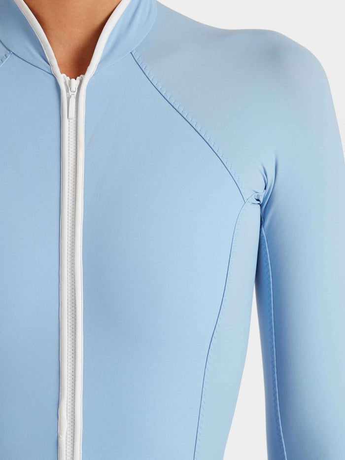 Tyra UPF 50+ Swim - Cornflower/White