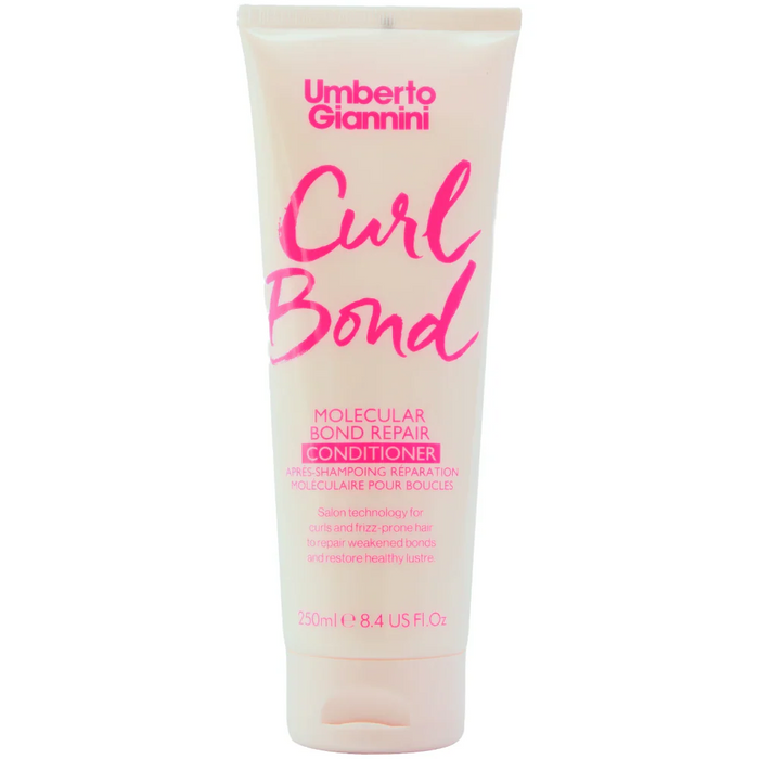 Umberto Giannini Curl Bond Molecular Bond Repair Shampoo & Conditioner Twin 2 x 250ml