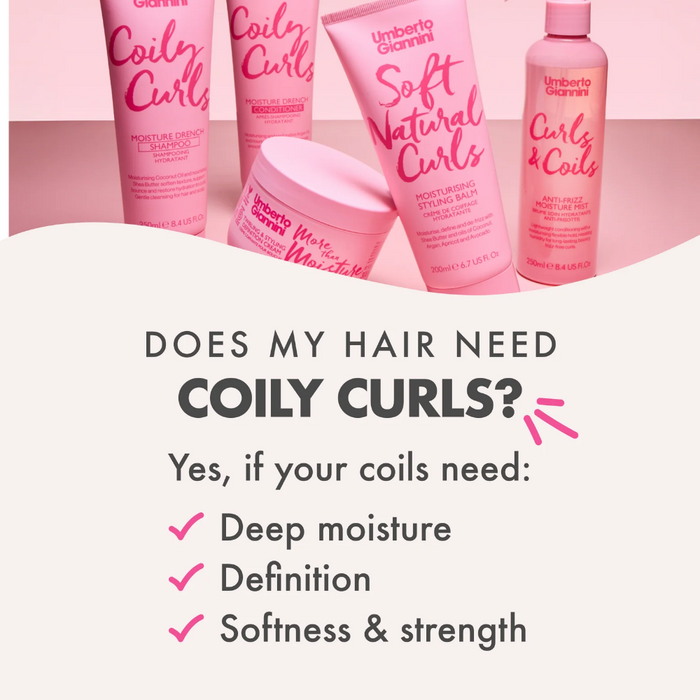 Umberto Giannini Soft Natural Curls Moisturising Styling Balm 200ml