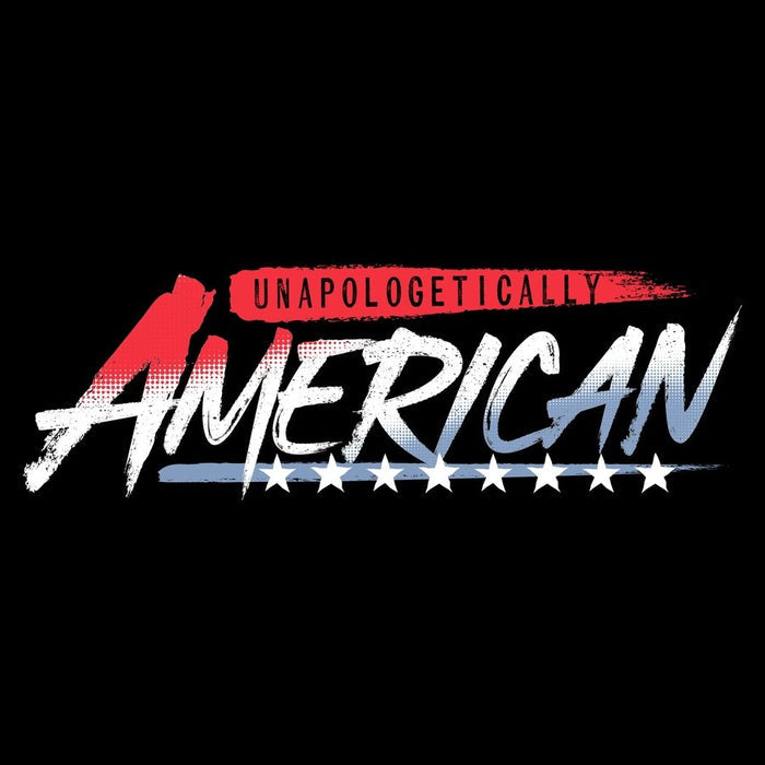 Grunt Style Unapologetically American Hoodie - Black artwork