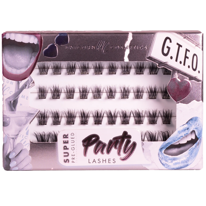 Unicorn Cosmetics G.T.F.O Super Pre-Glued Party Lashes