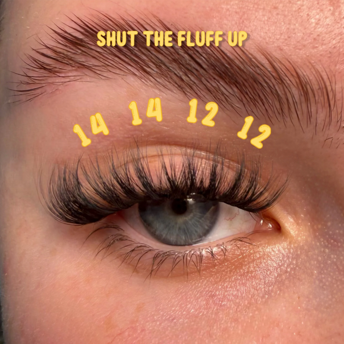 Unicorn Cosmetics Shut The Fluff Up Unbearlievable Infill Clusters 12-14mm