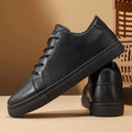 Unisex Casual Sporty Lace-Up Flat PU Loafers