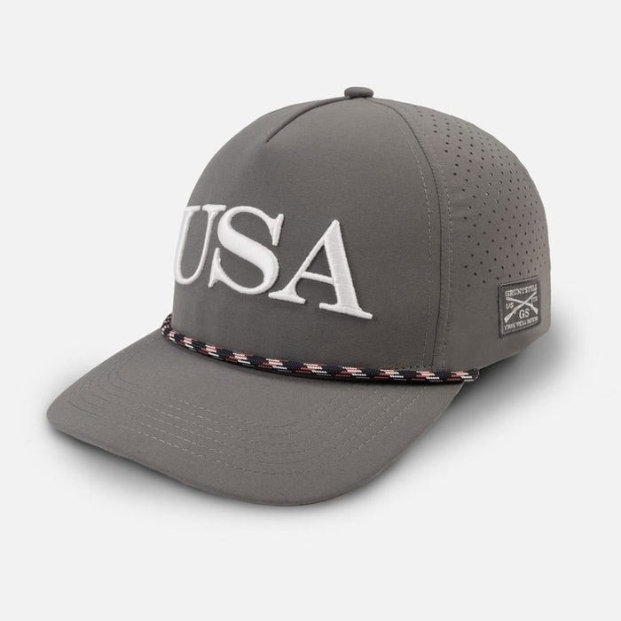 USA Rope Lightweight Performance Hat - Gray