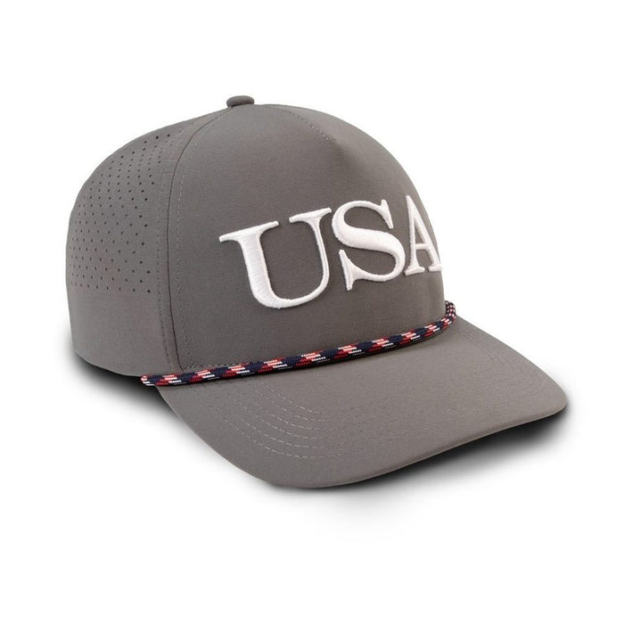 USA Rope Lightweight Performance Hat - Gray
