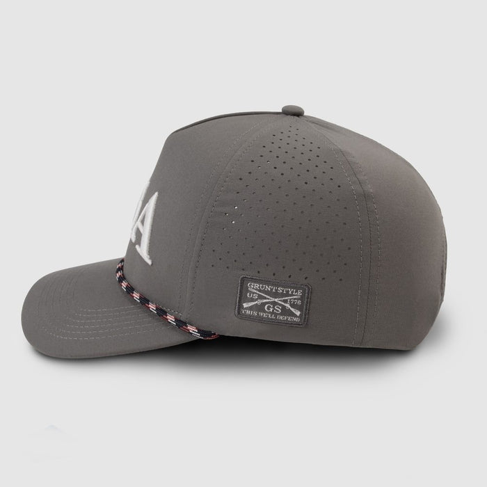 USA Rope Lightweight Performance Hat - Gray