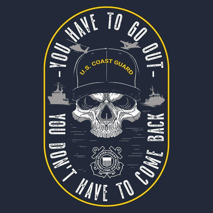 USCG - Guardians Of The Waves T-Shirt - Midnight Navy
