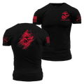 Grunt Style USMC - Bound In Blood T-Shirt - Black
