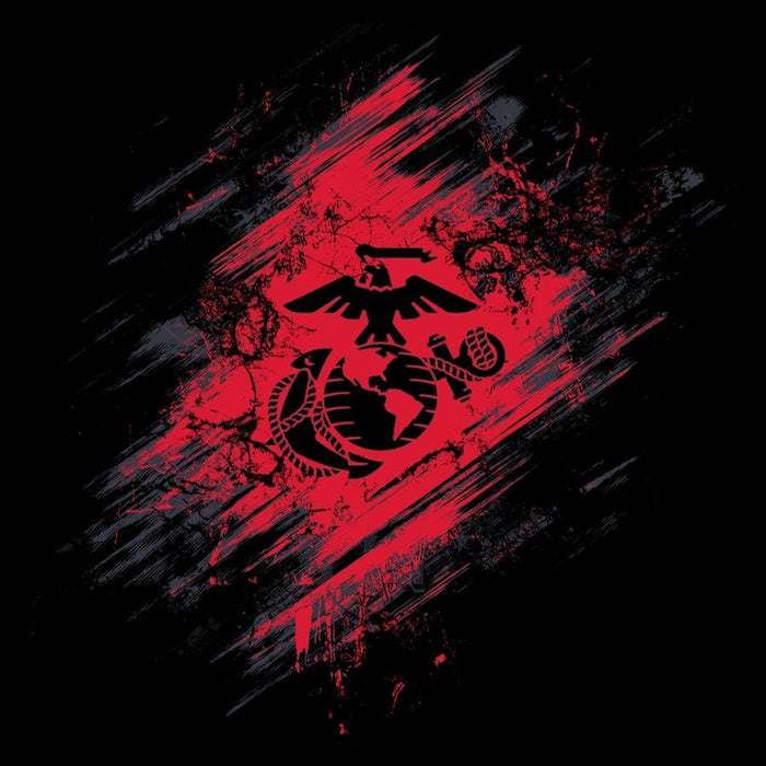 Grunt Style USMC - Bound In Blood T-Shirt - Black