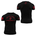 USMC Est. 1775 Black Tee for Men | Grunt Style