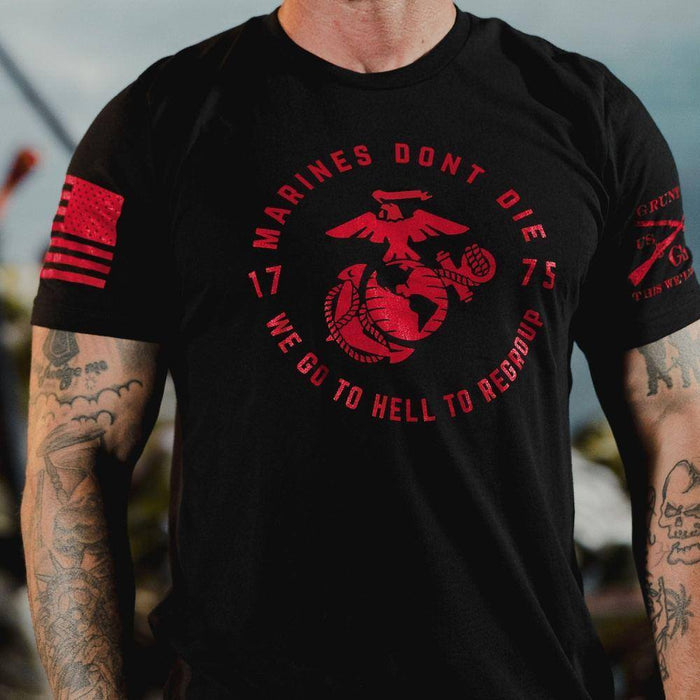 Men's tee USMC - Regroup Tee | Grunt Style