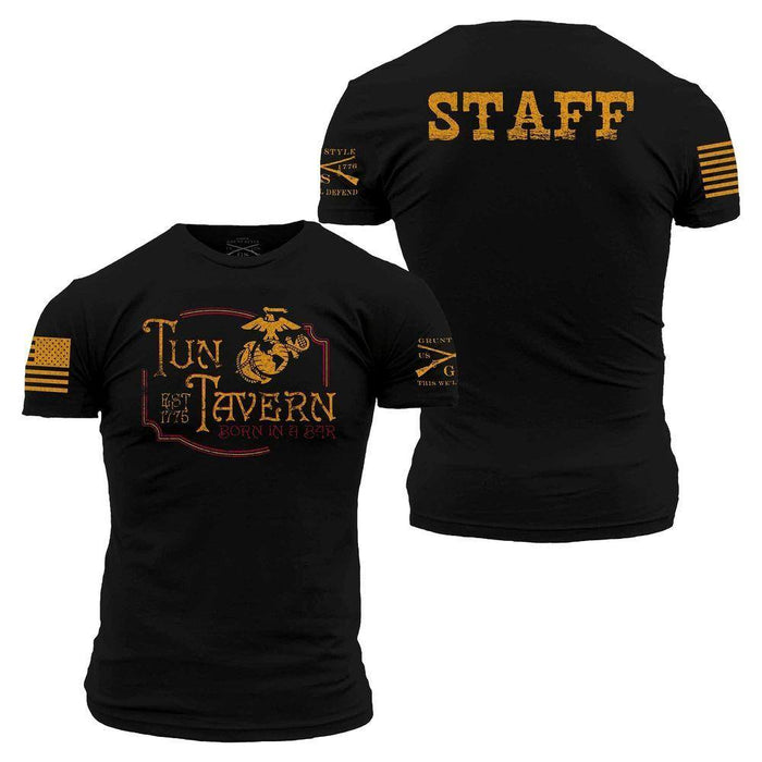 Men's USMC Tun Tavern Staff Graphic T Shirt | Grunt Style